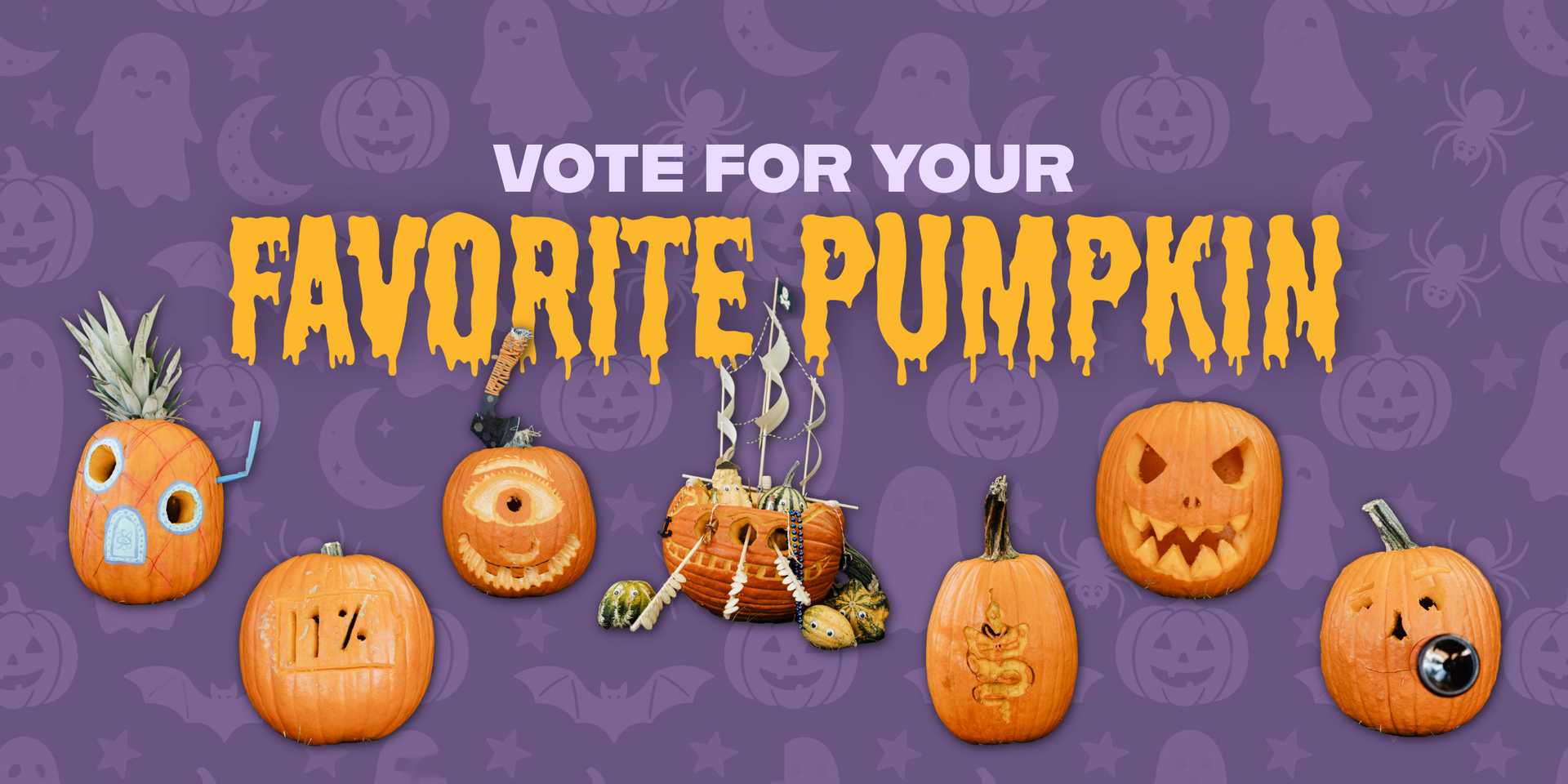 Vote For Your Favorite Pumpkin