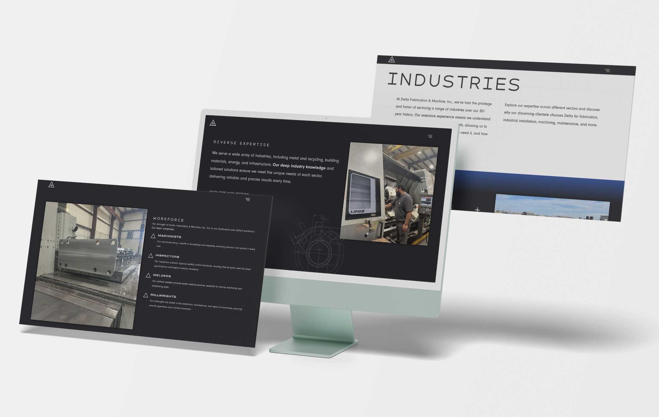 Delta Fabrication & Machine, INC. Website Design