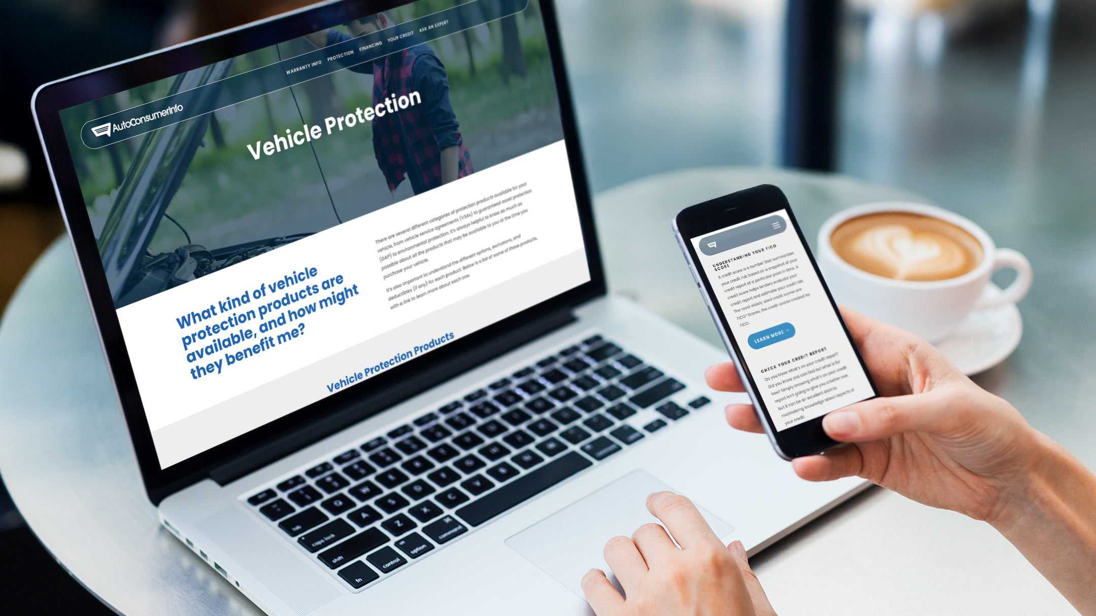Auto Consumer Info Website Design
