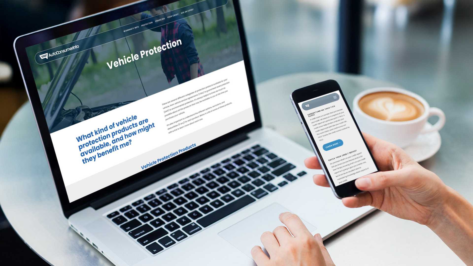 Auto Consumer Info Website Design