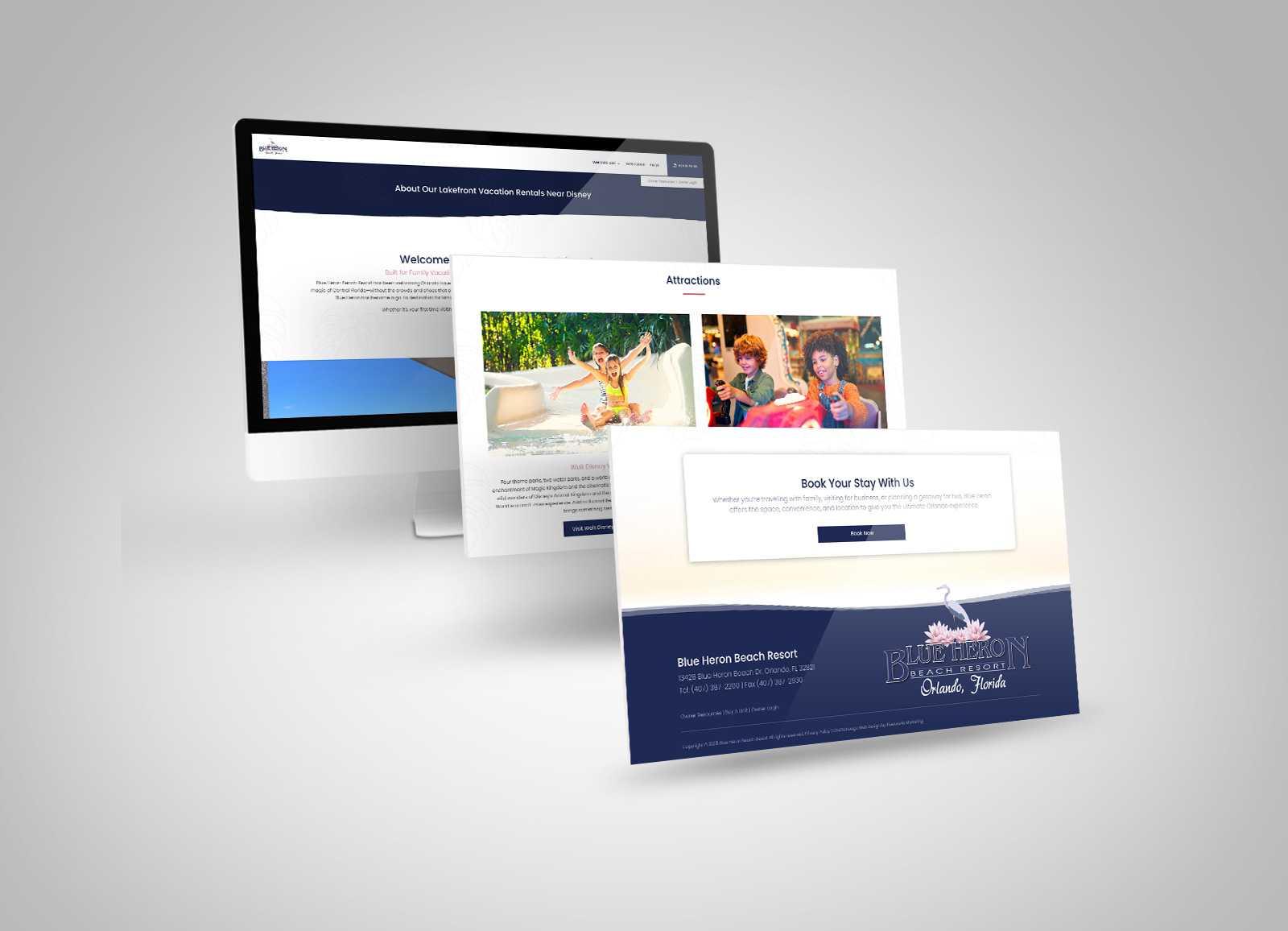 Blue Heron Beach Resort Web Design