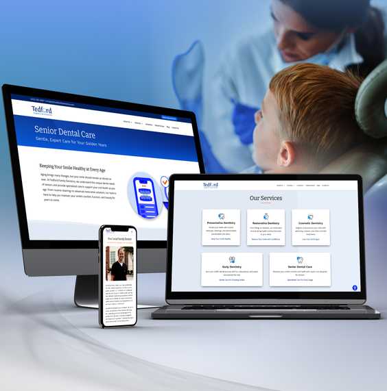 Tedford Family Dentistry Website ReDesign Chattanooga TN