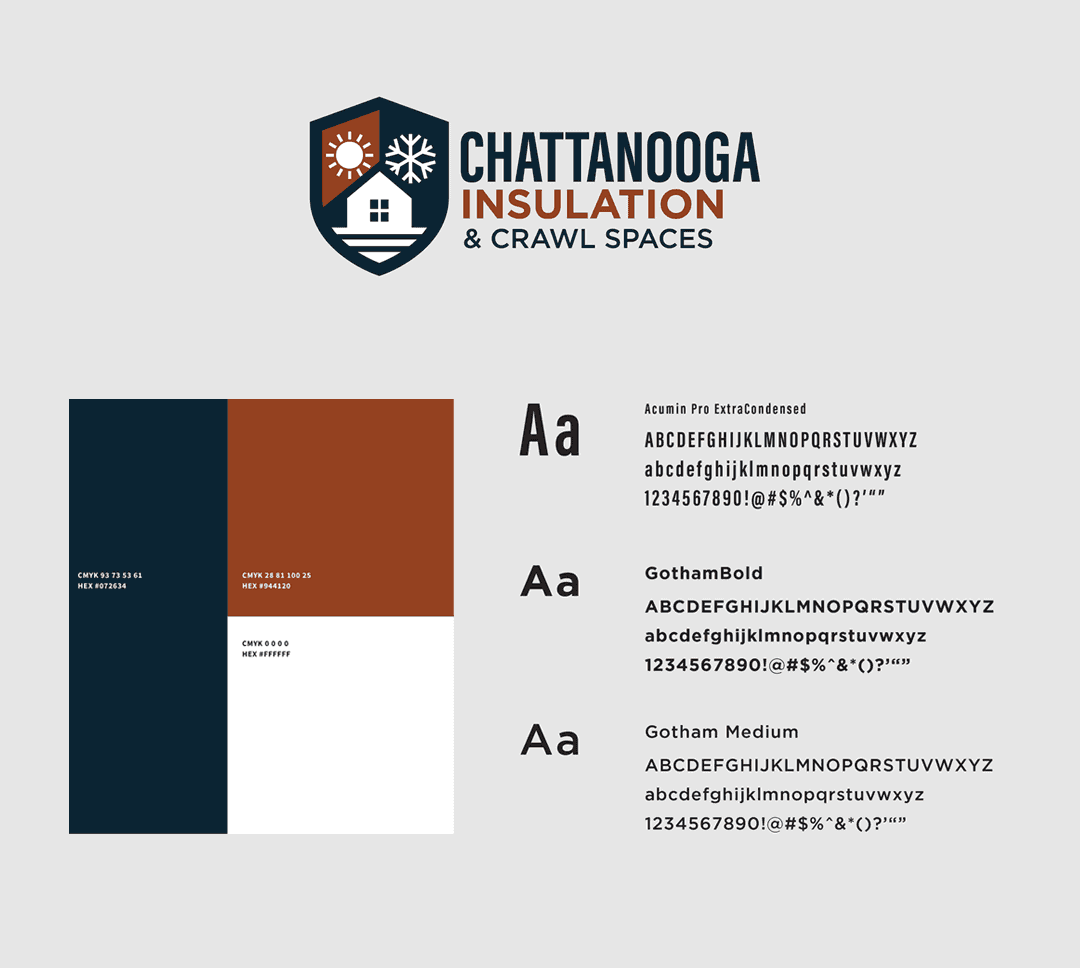 Chattanooga Insulation Logo Design & Branding