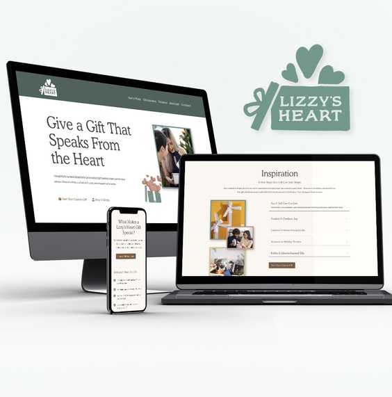 Lizzys Heart Web Design and Branding