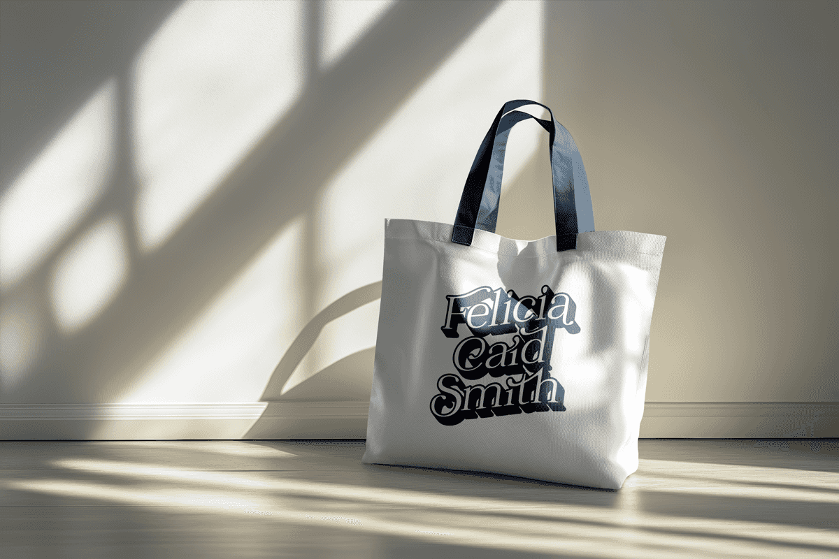 Felicia Caid Smith Tote Mockup